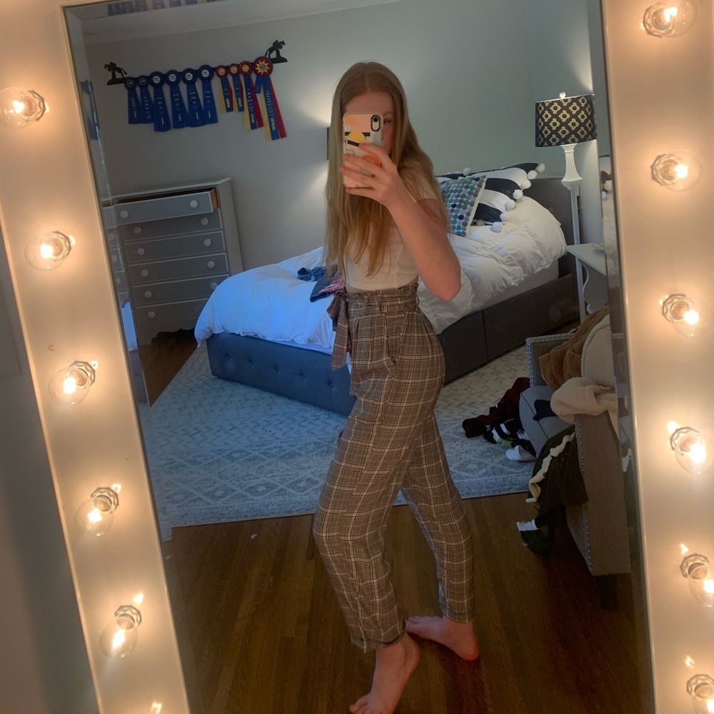 American Eagle Plaid Pants